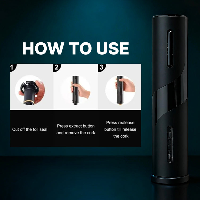 Electric red wine opener