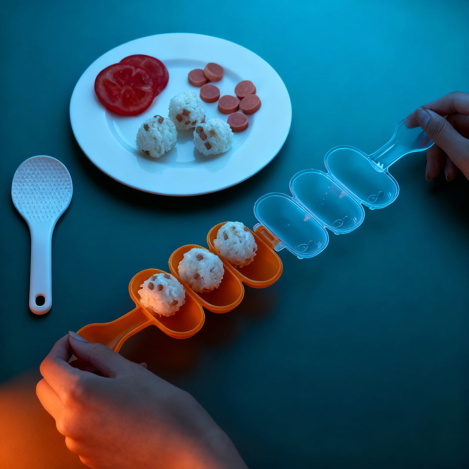 Easy rice ball maker